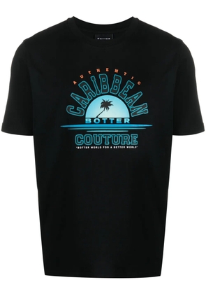 Botter graphic-print short-sleeve T-shirt - Black