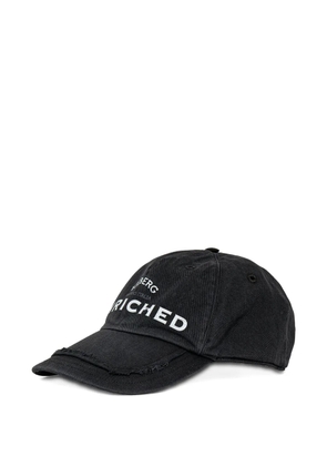 Iceberg logo-print cap - Black