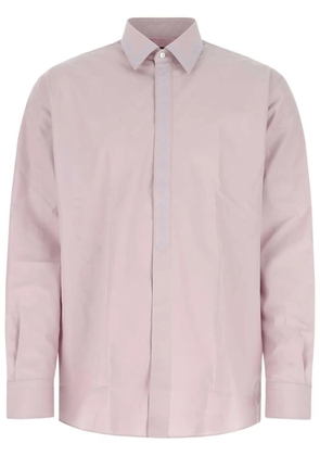 FENDI long-sleeved cotton shirt - Purple