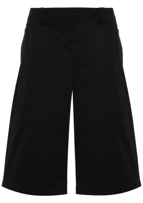 LEMAIRE twill-weave bermuda shorts - Black