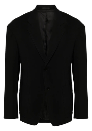 Lanvin shoulder-pads single-breasted blazer - Black