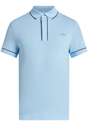 Lacoste logo-patch polo shirt - Blue