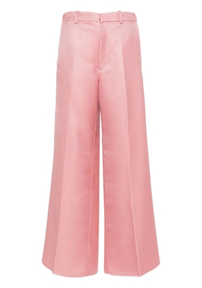 Forte Forte twill wide-leg trousers - Pink