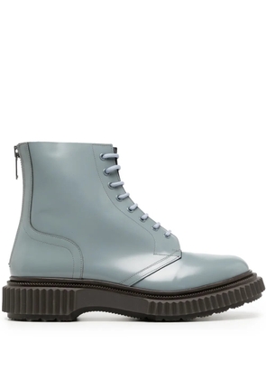 Adieu Paris x Undercover Type 196 50mm leather ankle boots - Blue