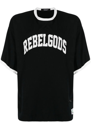 Undercover slogan-print cotton T-shirt - Black