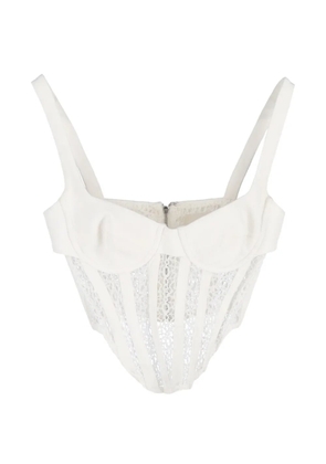 Dion Lee Dion Lee Contour Combo corset top - White