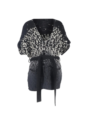 Stella McCartney Pre-Owned knitted belted cardigan - Black