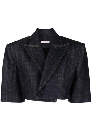 The Mannei Aspos denim cropped blazer - Blue