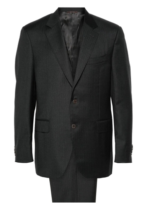 Canali pinstriped single-breasted suit - Grey
