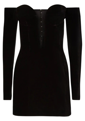 Nina Ricci off-shoulder mini dress - Black
