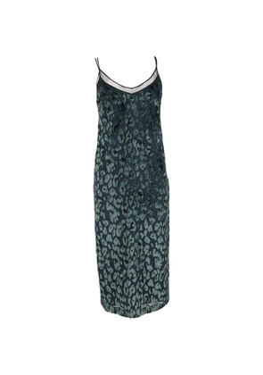 BOSS Dudania devoré dress - Green