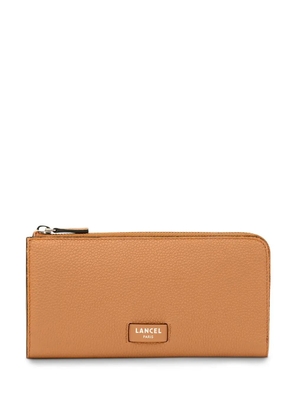 Lancel Ninon leather slim wallet - Brown