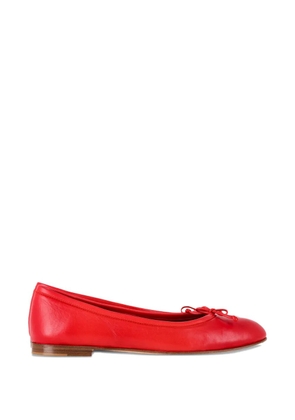 Manolo Blahnik Veralli bow-detail ballet flats - Red