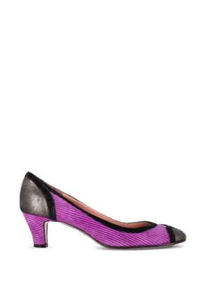 Marc Jacobs Vintage round-toe corduroy pumps - Purple