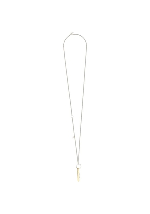 Jil Sander 601 handmade pearl pendant necklace - Silver