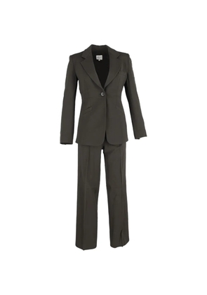 Giorgio Armani Pre-Owned green single-breasted suit