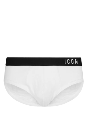 DSQUARED2 Icon elasticated-waistband briefs - White
