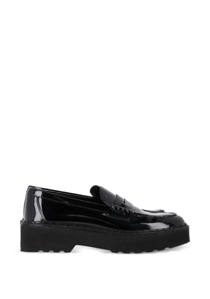 Tod's Vintage leather penny-slot loafers - Black
