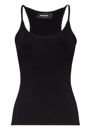 DSQUARED2 scoop-neck tank top - Black