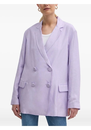 Armani Exchange double-breasted blazer - Purple