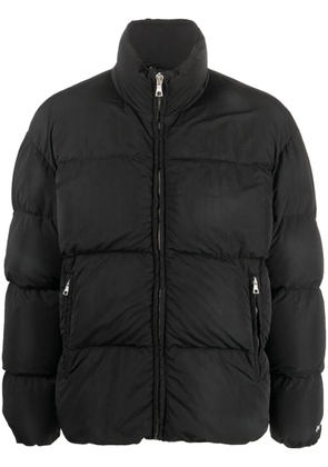 Palm Angels logo-embroidered padded jacket - Black