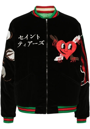 SAINT MXXXXXX x Sukajyan reversible bomber jacket - Black