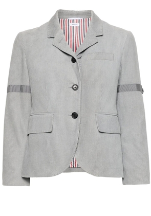 Thom Browne corduroy single-breasted blazer - Grey