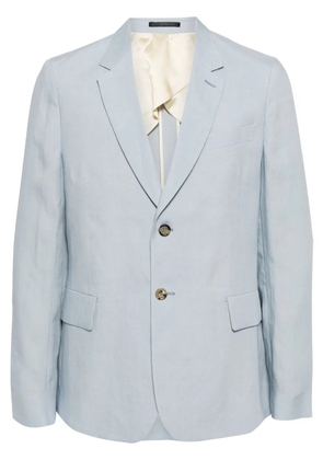 Paul Smith single-breasted linen blazer - Blue