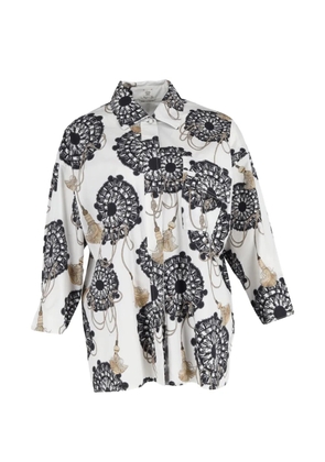 Hermès Pre-Owned printed shirt - White