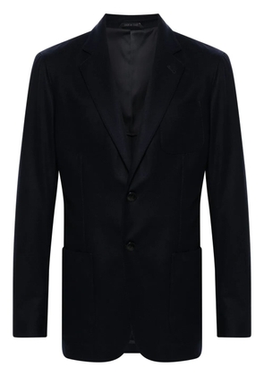 Giorgio Armani felted blazer - Blue