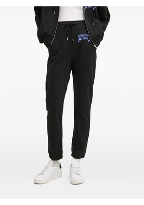 MOSCHINO JEANS logo-print track pants - Black