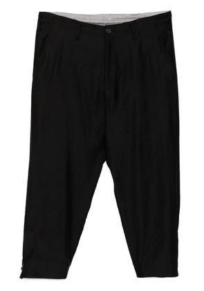 Yohji Yamamoto cropped trousers - Black