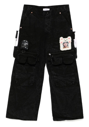 Doublet Oshi-Katsu pocket trousers - Black