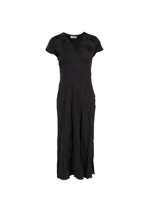 Rixo V-neck floral dress - Black