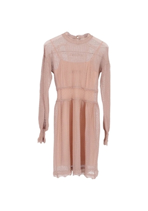 Christian Dior Pre-Owned knitted long-sleeve dress - Pink