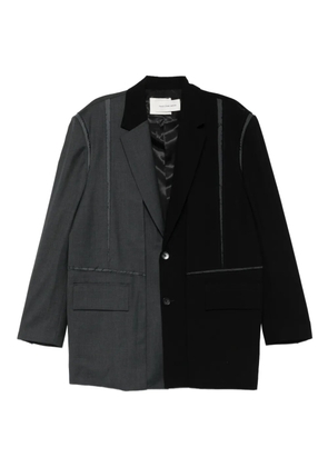 Feng Chen Wang panelled blazer - Black