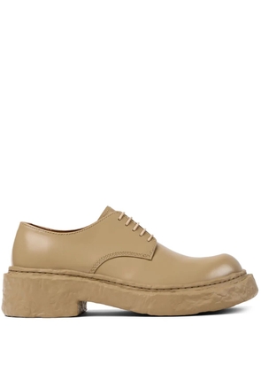 CamperLab Vámonos leather derby shoes - Neutrals