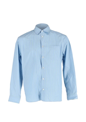 A.P.C. striped button-down shirt - Blue