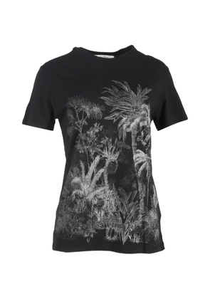 Christian Dior Pre-Owned graphic-print tropical t-shirt - Black