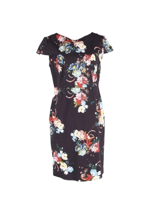 ERDEM Marion floral-print midi dress - Black