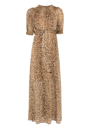 LIU JO leopard-print maxi dress - Neutrals