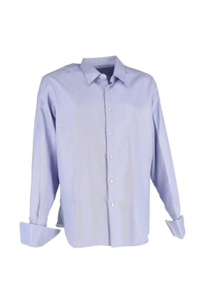 Dolce & Gabbana Pre-Owned diagonal-stripe shirt - Blue