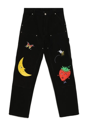Sky High Farm embroidered jeans - Black