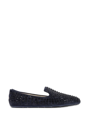 Jimmy Choo Pre-Owned studded loafers - Blue