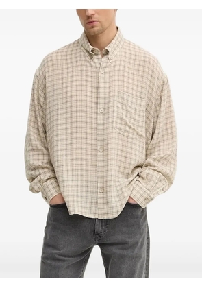 Won Hundred checked shirt - Neutrals