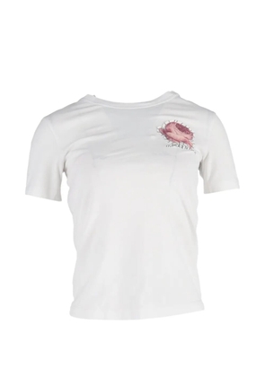 Marni Pre-Owned flower-patch T-shirt - White