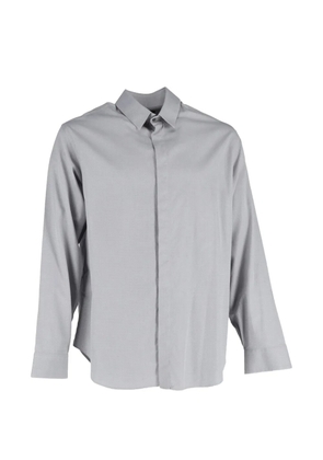 Giorgio Armani Pre-Owned concealed-fastening shirt - Grey