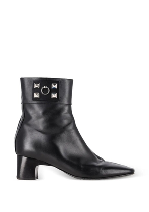 Hermès Pre-Owned leather ankle boots - Black
