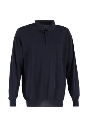 Loro Piana Pre-Owned long-sleeve polo shirt - Blue