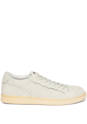 MSGM panelled leather sneakers - White